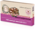 Olej czosnkowy wzbogacony 100 kaps 0,3 gr