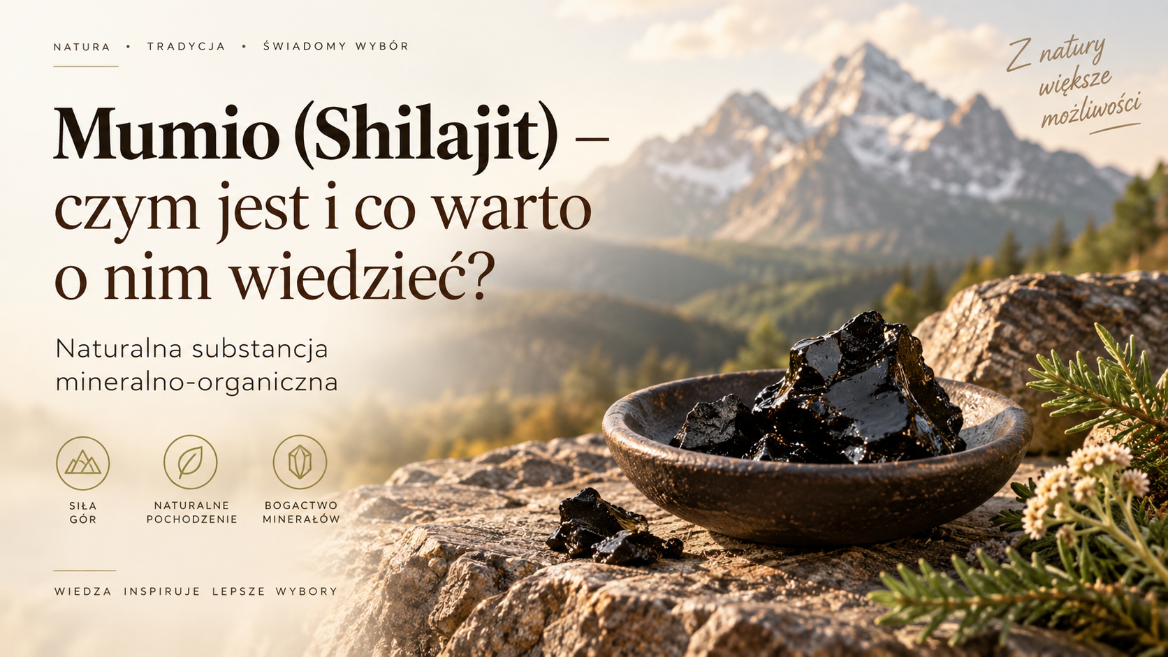 Mumio – naturalna substancja górska. Co warto o niej wiedzieć?